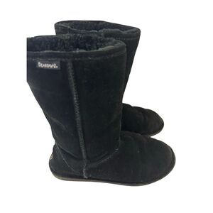 Bearpaw size 10 black fur lined winter boots